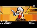 Mario vs chara with health bars