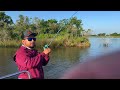 Chasing trouts before tropical storm Beryl, at west bay Galveston