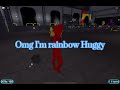 playing as golden huggy + getting 100 kills and getting rainbow huggy
