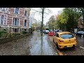 ⁴ᴷ Walking in the Rain in Amsterdam | Binaural sounds, Relaxation, Focus, Study ASMR