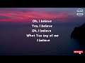 You Say Lauren Daigle Cover- Glory Bound Lyric Video Worship Songs