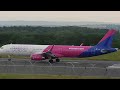 wizz air, Iași-Milan airbus a321 loud takeoff at Iasi Airport