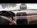 Mercedes S500 L W220 Pov Drift Snow