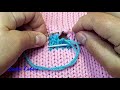 HOW TO SEW A HOLE IN A Sweater.  BEAUTIFUL, CAREFUL, CLEARLY