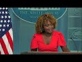 LIVE: White House briefing with Karine Jean-Pierre after Israeli Prime Minister Netanyahu address…