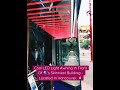 Cool Looking LED Awning Light In Front Of World’s Skinniest Building/Business In Slo-Mo