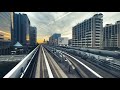 [JAPAN TOKYO ASMR] Yurikamome Line 新交通ゆりかもめ線 Train Ride - CAB VIEW 前面展望 - 4K