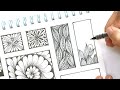 50 Zentangle | Doodle | Tangle Ideas For Beginners