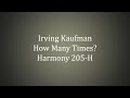 Irving Kaufman - How Many Times?