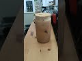Let's make an iced coconut milk latte