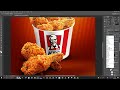 How To Easily Create a Food Flyer On Adobe Photoshop 2023 || KFC Design