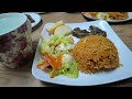 Kobis, nasi tomato & lauk bakar