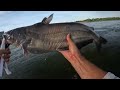 2 HOURS of Battling GIANT CATFISH Beneath a RAGING SPILLWAY! — BIGGEST of the YEAR!!!