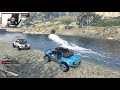 ¡RUTA OFF ROAD CON TOYOTAS HILUX EN GTA V! - Cruzamos Ríos | GTA V CON AMIGOS