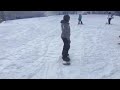 Glenda at snowboarding practice (keystone)