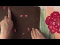 The NEXT LEVEL Rose Pouring Technique - EASY Skins + Real Leaves! | AB Creative Tutorial