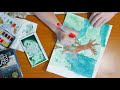 Watercolor Speed Paint: D&D Marsh Map