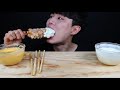 명랑핫도그 치즈폭탄세트 나쵸치즈소스 뿌링소스먹방 ASMR Cheese Hot Dog Cheese Sauce real sound social eating mukbang