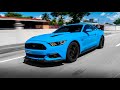 Grabber Blue Mustang Takeover at Cars & Coffee Miami