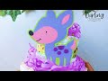 How to make a small diaper cake | Easy diaper cake tutorial for a cute baby shower diaper cake