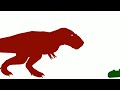 Tyrannosaurus rex vs allosaurus (read the description)