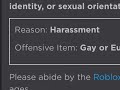 Roblox enforcing the safety of everyone