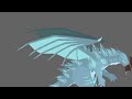 test winged Godzilla animation (models not mine)