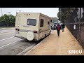 LA Police Issue Citation, Enforce No-Camping Ordinance in Venice Beach Cleanup Operation