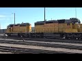 A VERY WINDY day at UP's Denver North Yard