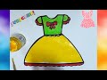 how to draw a dress //easy drawing for toddlers //easy drawing for children //easy drawing for kids
