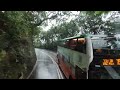 View from the double decker bus on a rainy afternoon on The Peak road!  #hongkong