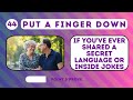 Put A Finger Down If Relationship Edition👩‍❤️‍👨 | Put A Finger Down If Quiz TikTok @Pointandprove