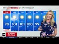 Humidity brings feels-like temperatures up to 109 degrees in North Texas