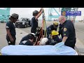 JFRD responding to Special Operations high angle rescue at shipping terminal