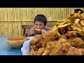 The Village Has Its Own Best KFC! Crispy Chicken Legs For All Children