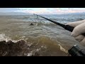 San Luis Reservoir, Fishing On A Raining Day & Gusty Winds