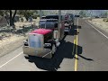 American Truck Simulator - Peterbilt 389 *Pick-Up Truck & Old Bus Delivery*