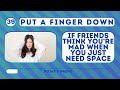 Put A Finger Down If Introvert Edition 👀🥴 | Put A Finger Down If Quiz TikTok @Pointandprove