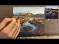 How to paint a landscape oil painting start to finish