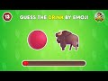 Guess the Food and Drink by Emoji - Summer Editions 🌞🥤⛱️ Monkey Quiz