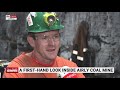 Chris Smith heads 280m underground at Airly Coal Mine