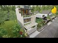 ** 6x12m house design ** Rumah 3 lantai gaya minimalis