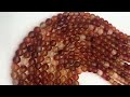 Red Orange Carnelian Gemstone Beads - Natural Gemstone Beads | Dream Of Stones