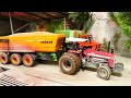 TRACTORS with Trailers STUCK on the Corleone Farm | rc vehicles