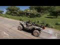 fat burnout in the warthog!