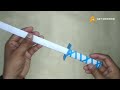 How To Make A Paper Sword | How To Make A Katana Out Of Paper | Easy Paper Katana