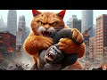 Cat Rescued Owner from King Kong Attack : AI CAT #catstory