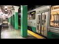 MBTA Green Line at Arlington Action (New Years Day 2024)