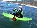 Cali Coast ocean surfing | whitewater kayaks | pov | Gopro edit