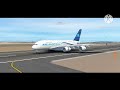 Airbus A380-800 Butter landing. #infiniteflight  #swiss001landing #butter